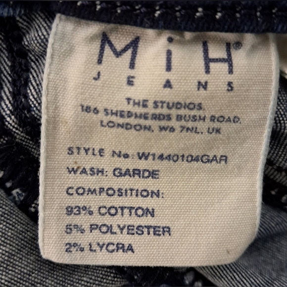 Anthropologie MiH The Skinny Marrakesh Mid Rise Kick Flare Jeans Size 25 - Picture 6 of 13